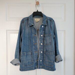 Madewell Denim Ashwood Chore Coat EUC